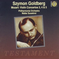 ⡼ĥȡ1756-1791/Violin Concerto 3 4 5  S. goldberg(Vn) Susskind / Po