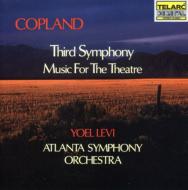 コープランド（1900-1990）/Sym.3 Music For Theater： Y. levi / Atlanta. so