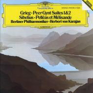 グリーグ（1843-1907）/Peer Gynt Suites.1 2： Karajan / Bpo +sibelius： Pereas Et Melisande