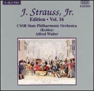 シュトラウス、ヨハン２世（1825-1899）/Strauss Edition Vol.16： A. walter / Slovak State Po