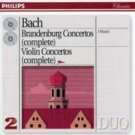 バッハ（1685-1750）/Brandenburg Concerto 1-6 ： I Musici Ayo Andre Bruggen Gazzelloni +violin Concerto