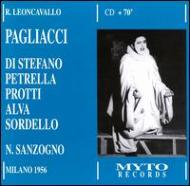 レオンカヴァッロ（1857-1919）/Pagliacci： Sanzogno(Cond)di Stefano Etc ('56)