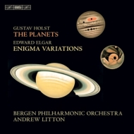 ホルスト (1874-1934)/The Planets： Litton / Bergen Po +elgar： Enigma Variations (Hyb)