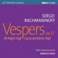 ラフマニノフ、セルゲイ（1873-1943）/Vespers： Creed / Swr Vokalensamble Stuttgart U. koch Yudenkov Nikiforov