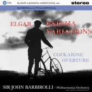 エニグマ変奏曲、序曲『コケイン』　ジョン・バルビローリ&フィルハーモニア管弦楽団 (アナログレコード/Warner Classics)