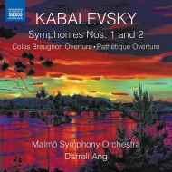 カバレフスキー（1904-1987）/Sym 1 2 ： Darrell Ang / Malmo So +pathetique Overture