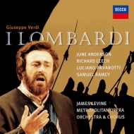 ヴェルディ（1813-1901）/I Lombardi Alla Prima Crociata： Levine / Met Opera J. anderson Leech Pavarotti Ramey
