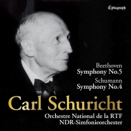 Beethoven Symphony No.5(1956), Schumann Symphony No.4(1962): Carl Schuricht / French National Radio Orchestre, NDR Symphony Orchestra