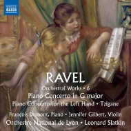 ラヴェル（1875-1937）/Orch. works Vol.6-piano Concertos Tzigane： Dumont(P) J. gilbert(Vn) Slatkin / Lyon Na