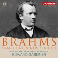 Symphonies Nos.1, 3 : Edward Gardner / Bergen Philharmonic (Hybrid)