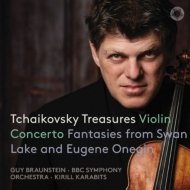 チャイコフスキー（1840-1893）/Violin Concerto Etc： Braunstein(Vn) Karabits / Bbc So +fantasies From Swan Lake