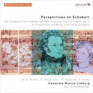 合唱曲オムニバス/Perspecitves On Schubert-complete Choral Works For Male Voices Vol.6： J. schumacher / Camera