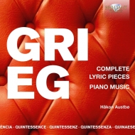 グリーグ（1843-1907）/Lyric Pieces Piano Works： Austbo +concertos Sonatas Etc： Il Rossignolo