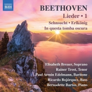 ベートーヴェン（1770-1827）/Lieder Vol.1： Breuer(S) Trost(T) P. a.edelmann(Br) Bojorquez(B) Bartos(P)