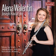 Music For Flute & Piano-vitali, Taktakishvili, Amirov, Schulhoff, Bowen: Walentin(Fl)Havlat(P