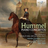 ե1778-1837/Piano Concertos Vol.2 Commellato(Fp) Talpain / Solamente Naturali Barneschi(Vn)
