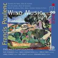 プーランク（1899-1963）/Chamber Works For Winds ＆ Piano： Ensemble Confoederatio (Hyb)