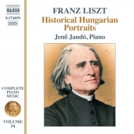 リスト（1811-1886）/Complete Piano Works Vol.54-historical Hungarian Portraits： Jando