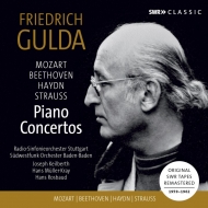 ピアノ作品集/Gulda： Piano Concertos Mozart Beethoven Haydn 1959-1962