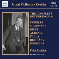 ʽ/Kreisler Complete Recordings Vol.9 (1927-1928)