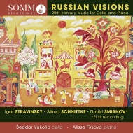 *チェロ・オムニバス*/Russian Visions-20th Century Music For Cello ＆ Piano-stravinsky Schnittke Smirnov： Vuk