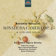 ヴェラチーニ、アントニオ（1659-1733）/Sonate Da Camera Op 2 ： Ensemble Opera Qvinta