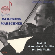 Хåϡ1685-1750/Sonatas  Partitas For Solo Violin Wolfgang Marschner (Vol.1)