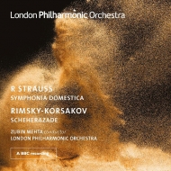 Rimsky-Korsakov Scheherazade, R.Strauss Sinfonia Domestica : Zubin Mehta / London Philharmonic (1992, 1988)(2CD)