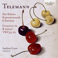 テレマン（1681-1767）/Die Kleine Kammermusik： Andrea Coen(Cemb)