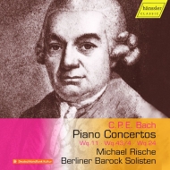 ХåϡC. P.E.1714-1788/Keyboard Concertos Vol.6 Rische(P) / Berliner Barock Solisten