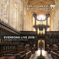羧ʥ˥Х/Evensong Live 2019-anthems  Canticles Cleobury / Cambridge King's College Cho