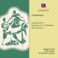チャイコフスキー（1840-1893）/Sym 4 6 Violin Concerto： E. kleiber / Paris Conservatory O Sargen / London New