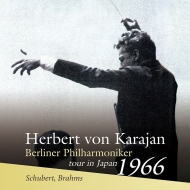 ブラームス（1833-1897）/Sym 2 ： Karajan / Bpo +schubert： Sym 8 (1966 Sapporo) (Hyb)