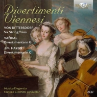 ˥Хʼڡ/Divertimenti Viennesi-dittersdorf Vanhal M. haydn Cicchitti / Musica Elegentia