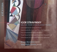 ストラヴィンスキー（1882-1971）/Music For Violin ＆ Piano： B. monteiro(Vn) J. p.santos(P)