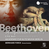 Sym, 1, 2, : Forck(Vn)Akademie Fur Alte Musik Berlin +c.p.e.bach