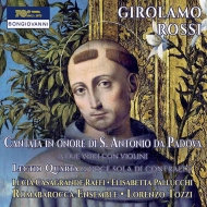 ロッシ、ジローラモ（1733-1768）/Cantata In Onore Di St Antonio Da Padova： Raffi(S) Pallucchi(A) Romabarocca Ens