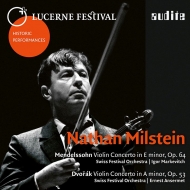 メンデルスゾーン（1809-1847）/Violin Concerto： Milstein(Vn) Markevitch / Lucerne Festival O +dvorak： Concerto：