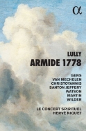 リュリ (1632-1687)/Armide： Niquet / Le Concert Spirituel Gens Mechelen Christoyannis Santon Jeffery (+b