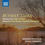 ミャスコフスキー(1881-1950) /Cello Sonata 1 2 ： Brantelid(Vc) Forsberg(P) +glazunov