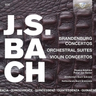 バッハ（1685-1750）/Brandenburg Concertos Orch. suites Conceros： Belder / Musica Amphion Guttler / Virtu