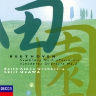 ١ȡ1770-1827/Sym 6 Leonore Overture 3  Ozawa / Saito Kinen O (Uhqcd) (Ltd)