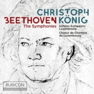 ベートーヴェン（1770-1827）/Comp. symphonies： Christoph Konig / Soloists Europeens Luxembourg Etc +sym 10 Ov