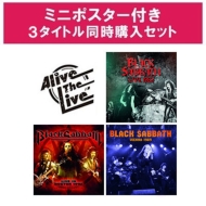 ブラック・サバス 12/4発売Alive The Live シリーズ 【ポスター特典付き３タイトル同時購入セット】(5CD)