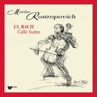 Unaccompanied Cello Suite Mstislav Rostropovich (4-Disc Set/180G)