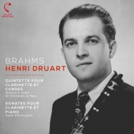 ֥顼ॹ1833-1897/Clarinet Quintet Clarinet Sonata 1 2  Druart(Cl) Quatuor A Cordes De L'orchest