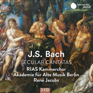 Хåϡ1685-1750/Cantata 201 205 213  Jacobs / Akademie Fur Alte Musik Berlin Kiehr A. scholl Preg