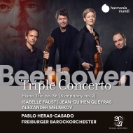 Triple Concerto: I.faust(Vn)Queyras(Vc)Melnikov(P)Heras-casado / Freiburg Baroque O +(Piano Trio)sym, 2,