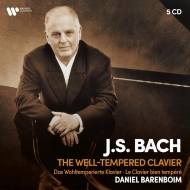 The Well-Tempered Clavier Book 1, 2 : Daniel Barenboim(P)(5CD)