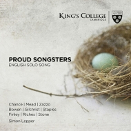˥Хڡ/Proud Songsters-english Solo Song M. chance T. mead Zazzo R. bowen Gilchrist Staples Finley